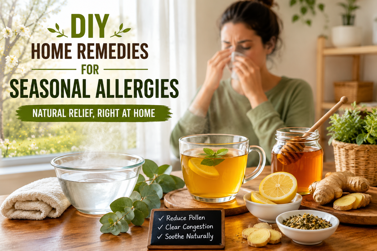 DIY Home Remedies for Seasonal Allergies: Natural Ways to Find Relief at Home